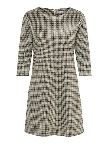 ONLY Sukienka damska w kratkę, Cloud Dancer/Checks:raya Check, M