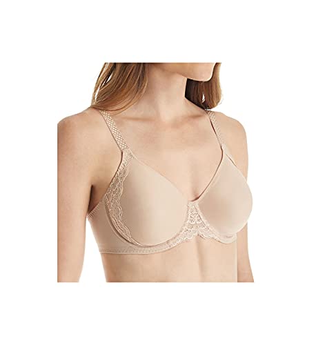 Simone Perele Damski biustonosz z fiszbinami Caresse Minimizer, Peau Rose, 38DD