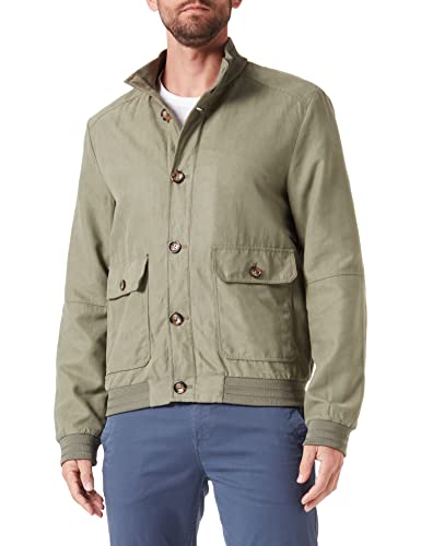 Geox Męska kurtka M BLAINEY Jacket, oliwkowa, 48, olivine, 48