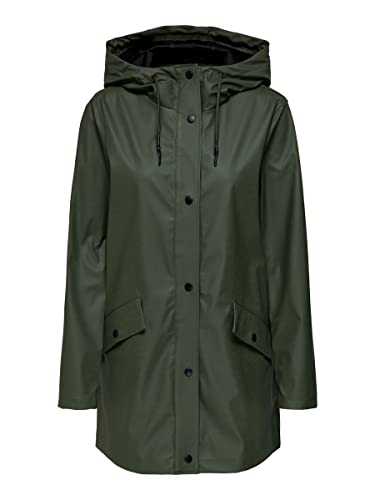 ONLY Women's ONLELISA Raincoat OTW Rain Jacket, różowy, XS (2 sztuki)