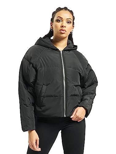 Urban Classics Damska kurtka puchowa z kapturem, oversized, czarny (czarny 7), L