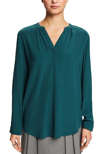 ESPRIT Bluzka damska, 305 / Emerald Green, XS