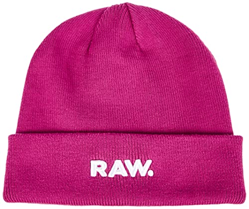 G-STAR RAW Czapka męska Effo Raw Long Beanie Hat, różowy (fuchsia red B146-D609), jeden rozmiar
