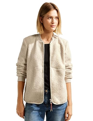 Cecil Damska kurtka przejściowa B211958, Vanilla Cream Beige, XL, Krem waniliowy, beżowy, XL