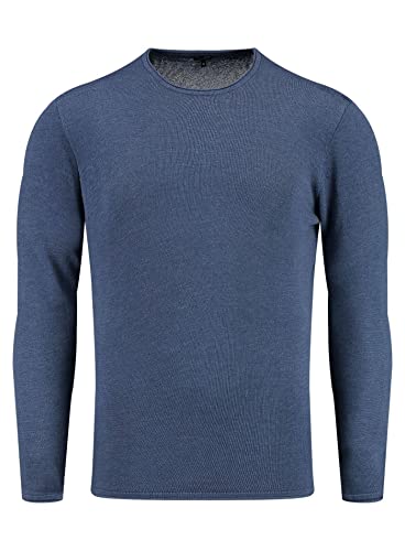 KEY LARGO Firmino okrągły sweter męski, Derby Blue (1205), 3XL