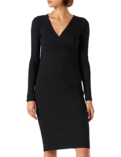 VERO MODA Sukienka damska VMMLAVENDER 2FUNCTION LS Dress E. NOOS, czarny, XS