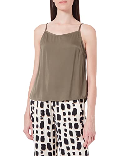 TOM TAILOR Damski Podstawowa bluzka 1032272, 11848 - Jungle Soil Green, 42
