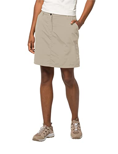 Jack Wolfskin Damska spódnica Kalahari Skort W Rock, White Pepper, 36, WHITE PEPPER, 36
