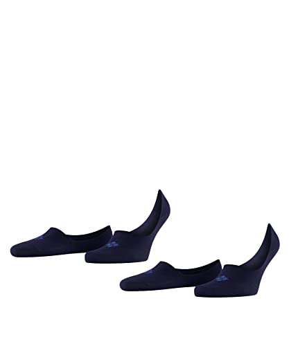 Burlington Mężczyźni Stopki Everyday 2-Pack M IN Bawełna niewidoczne jednokolorowe 2 Pak, Niebieski (Marine 6120), 39-40