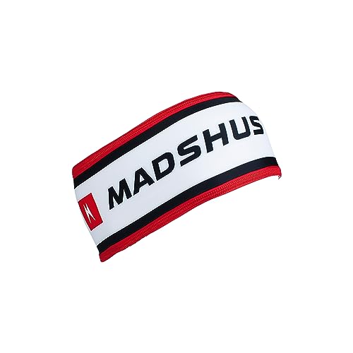 Madshus Race Headband, Opaska do włosów Unisex - Dorosły, Biały, biały