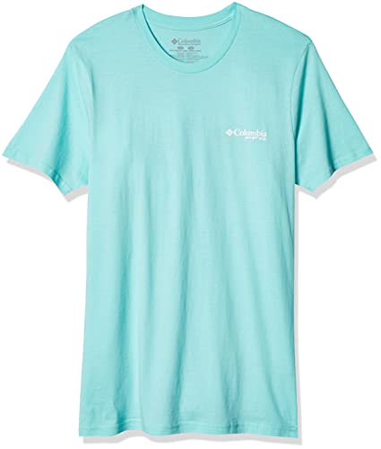 Columbia Męski męski T-shirt Graphic, Gulf Stream/Sam, S