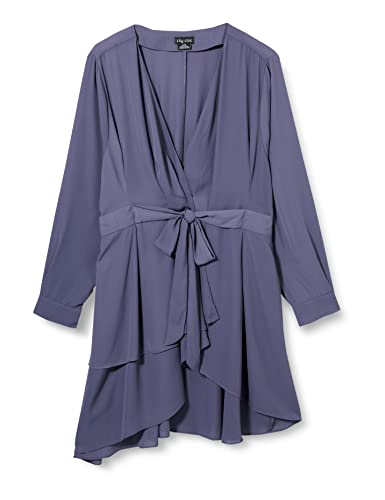 CITY CHIC Damska koszula plus size Shibara, Pyłoty liliowy, 40-Du?e rozmiary