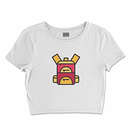 Bona Basics, Nadruk Cyfrowy, Koszulka Podstawowa dla Kobiet, 100% Bawełna, Biały, Casual, Topy dla Kobiet, Rozmiar: M, biały