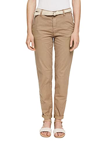 Esprit Damskie spodnie 992EE1B301, 240/TAUPE, standardowe