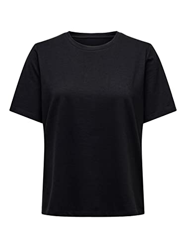 ONLY Women's ONLONLY S/S Tee JRS NOOS Top, czarna, XS, czarny, XS