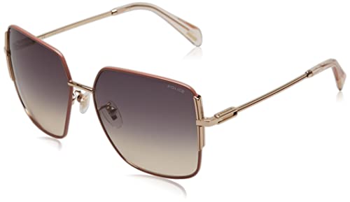 Police Unisex SPLF34 okulary przeciwsłoneczne, złote, 57, złoto, 57