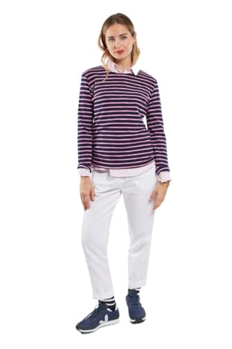 Armor Lux Żeglarz Lesconil Damski Sweter, Pieczęć/Gujawa Nadruk, Pieczęć/Guawa z nadrukiem, M