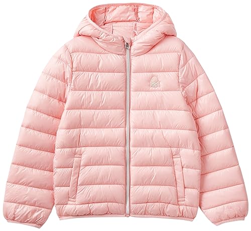 United Colors of Benetton Kurtka dla dziewczynek i dziewczynek, Różowy 03z, S