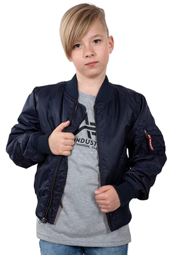 ALPHA INDUSTRIES Chłopięca kurtka dziecięca, niebieski (Rep.Blue), 134