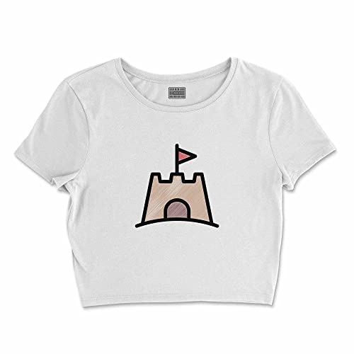 Bona Basics, Nadruk Cyfrowy, Koszulka Podstawowa dla Kobiet, 100% Bawełna, Biały, Casual, Topy dla Kobiet, Rozmiar: L, biały