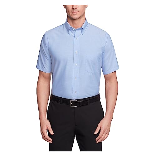 Van Heusen Koszula męska z krótkim rękawem Oxford Solid