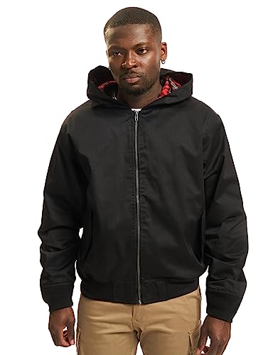 Brandit Męska kurtka Lord Canterbury, czarna bluza z kapturem, 5XL, Czarny - Hooded, 5XL
