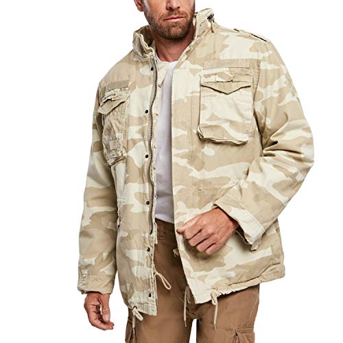 Brandit M65 Giant męska kurtka parka zimowa, wielokolorowy (Sandstorm), 5XL