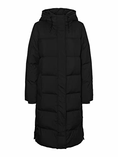 VERO MODA Damska kurtka Vmericaholly Long Down Jacket Noos, czarny, L