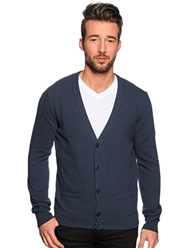 United Colors of Benetton Męski kardigan M/L 1244u600e sweter, ciemnoniebieski 016, XXL