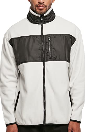 Urban Classics Męska kurtka z mikropolarem Patched, wolfgrey, L