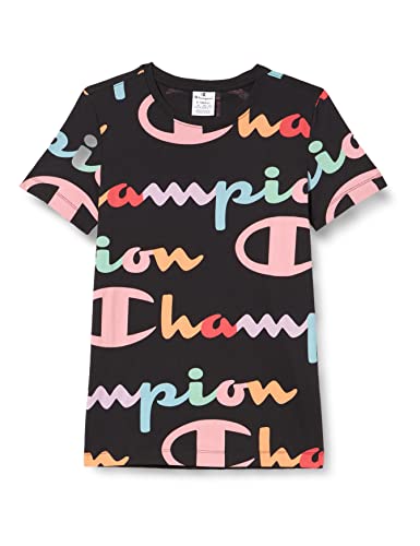 Champion Damska koszulka Legacy American Classics z logo S/S, Czarny, M