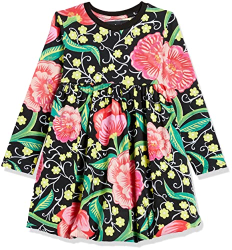 Desigual Sukienka dziewczęca Vest_opala Casual, czarny, 11-12 Lata