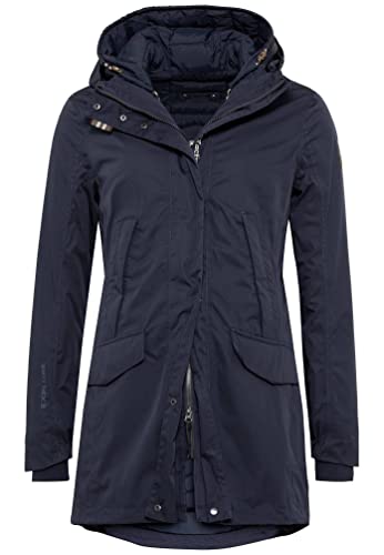 Camel Active Płaszcz Damski, Niebieski Night Blue, 42