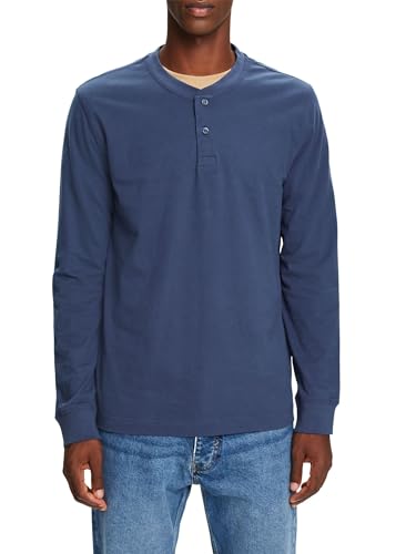 ESPRIT T-shirt męski, 420 / szary niebieski, L