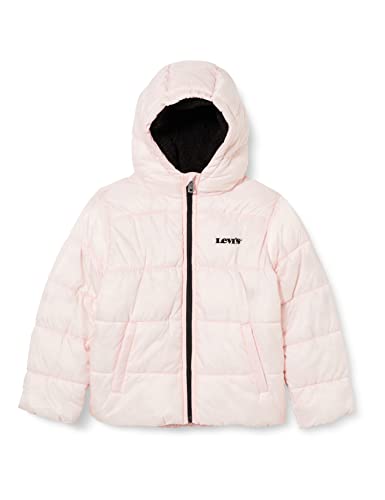 Levi's Kids Dziewczęca Lvg Solid Boxy Fit puchowa odzież wierzchnia, rumieniąca się panna młoda, 4 lata