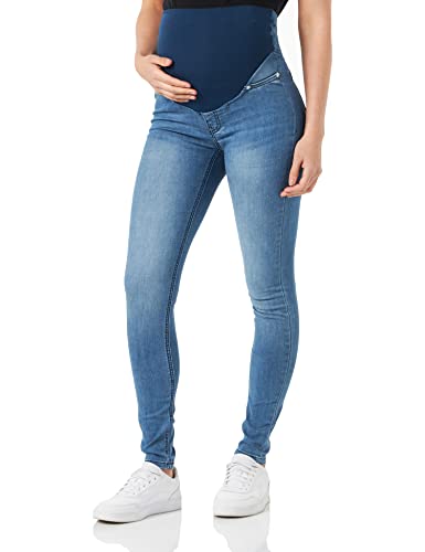 Supermom Damskie legginsy Eden Over The Belly, Blue Denim - P327, 30
