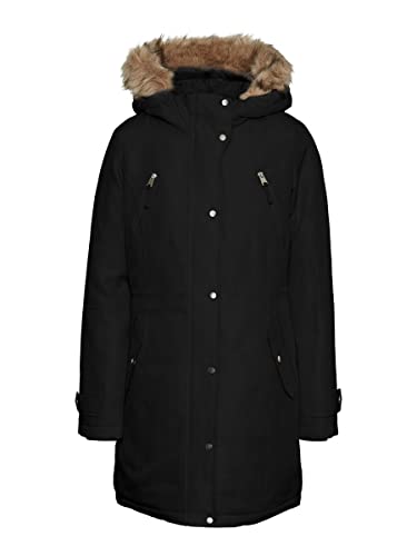 bestseller a/s VMTRACK Parka Coat GA płaszcz, czarny, XS