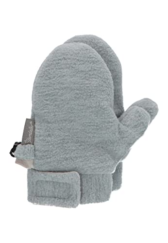 Sterntaler Unisex dziecięce rękawiczki z kłębkiem, szary dymny, 2