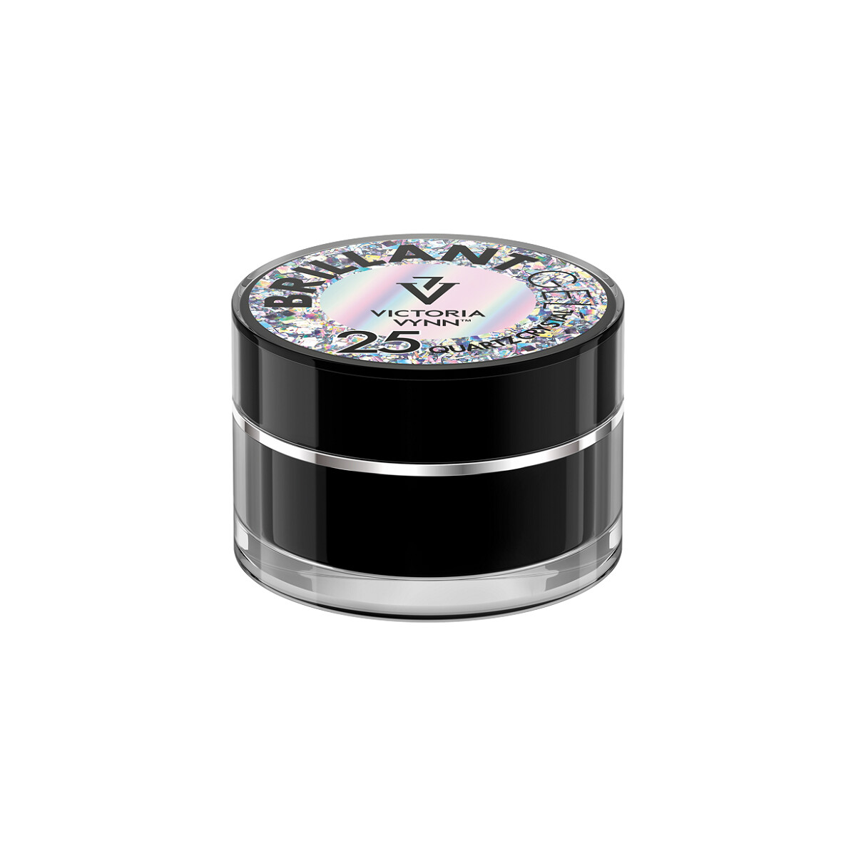 Żel Brokatowy Do Zdobień Brillant Gel 25 Quartz Crystal 5g