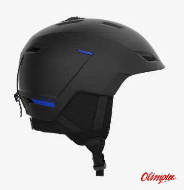 Kask narciarski Salomon Pioneer LT black pop race blue 2023/2024