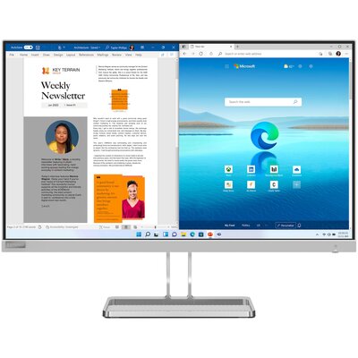 Monitor Lenovo L27i-40 (67ABKAC4EU) Szary