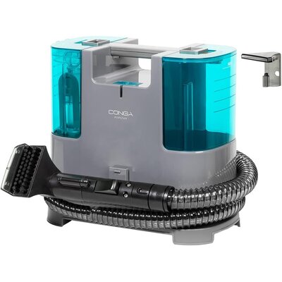Cecotec Odkurzacz tapicerki Conga Popstar 3000 CarpetClean. 400 W, 2 zbiorniki -1 czystej wody i 1 brudne-, opryskiwacz wody, Promień działania 6 m, Długość węża 1,2 m