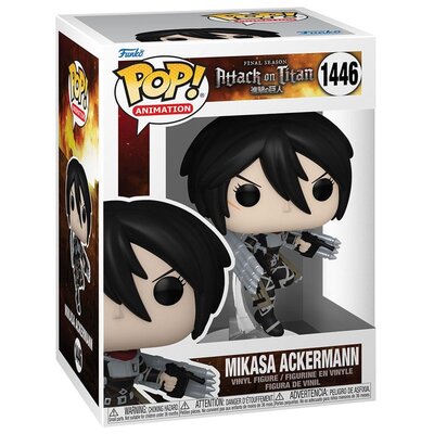 Funko POP! Anime, figurka kolekcjonerska, Attack of Titan, Mikasa Ackermann, 1446