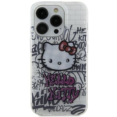 Etui HELLO KITTY IML Kitty On Bricks do Apple iPhone 15 Biały