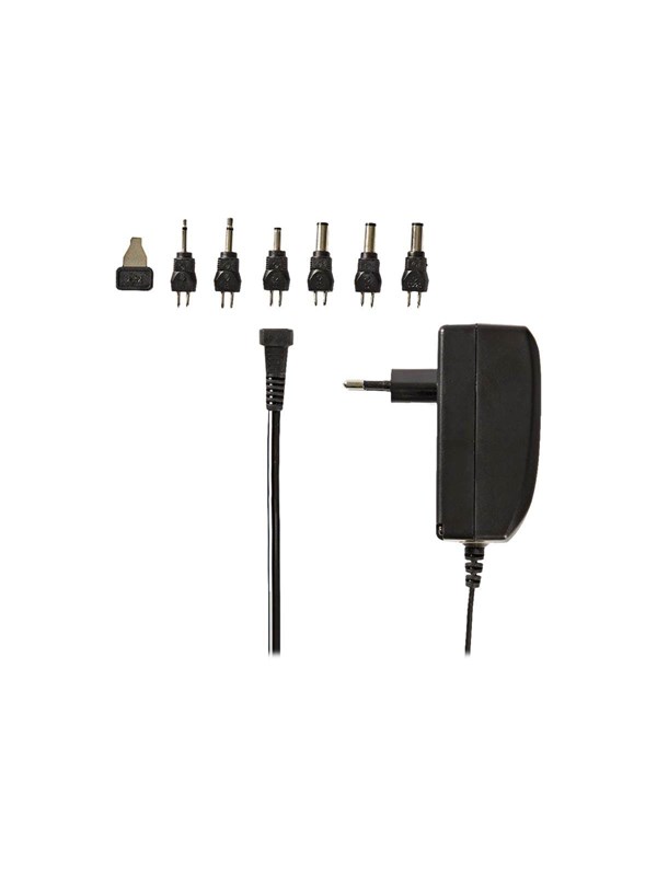 Nedis Universal AC Power Adapter - 24 W | 9 - 24 V DC | 1.80 m | 1.0 A - 1.5 A A | 6 plug(s)