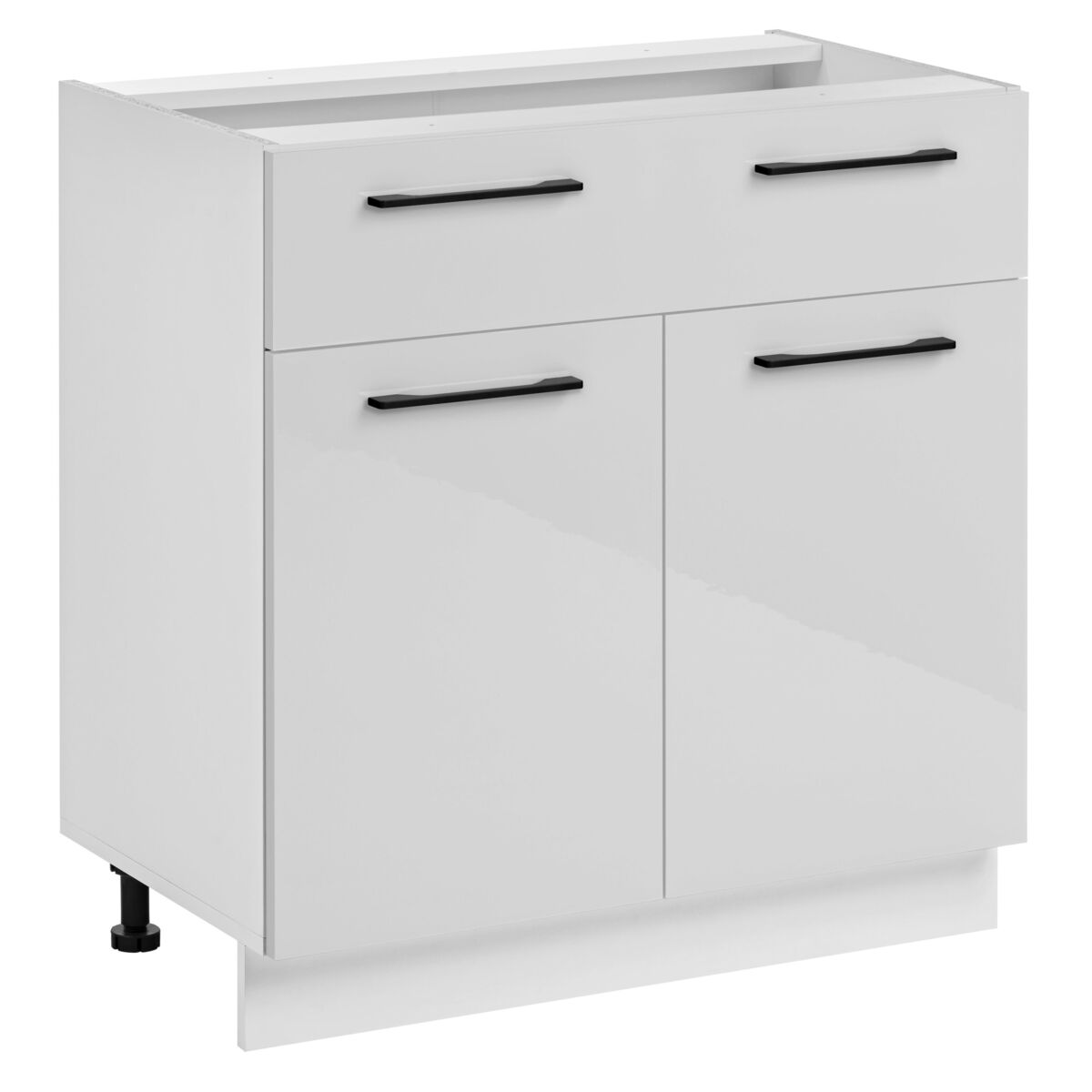 Szafka kuchenne stojąca Frida 80 cm kolor biały połysk