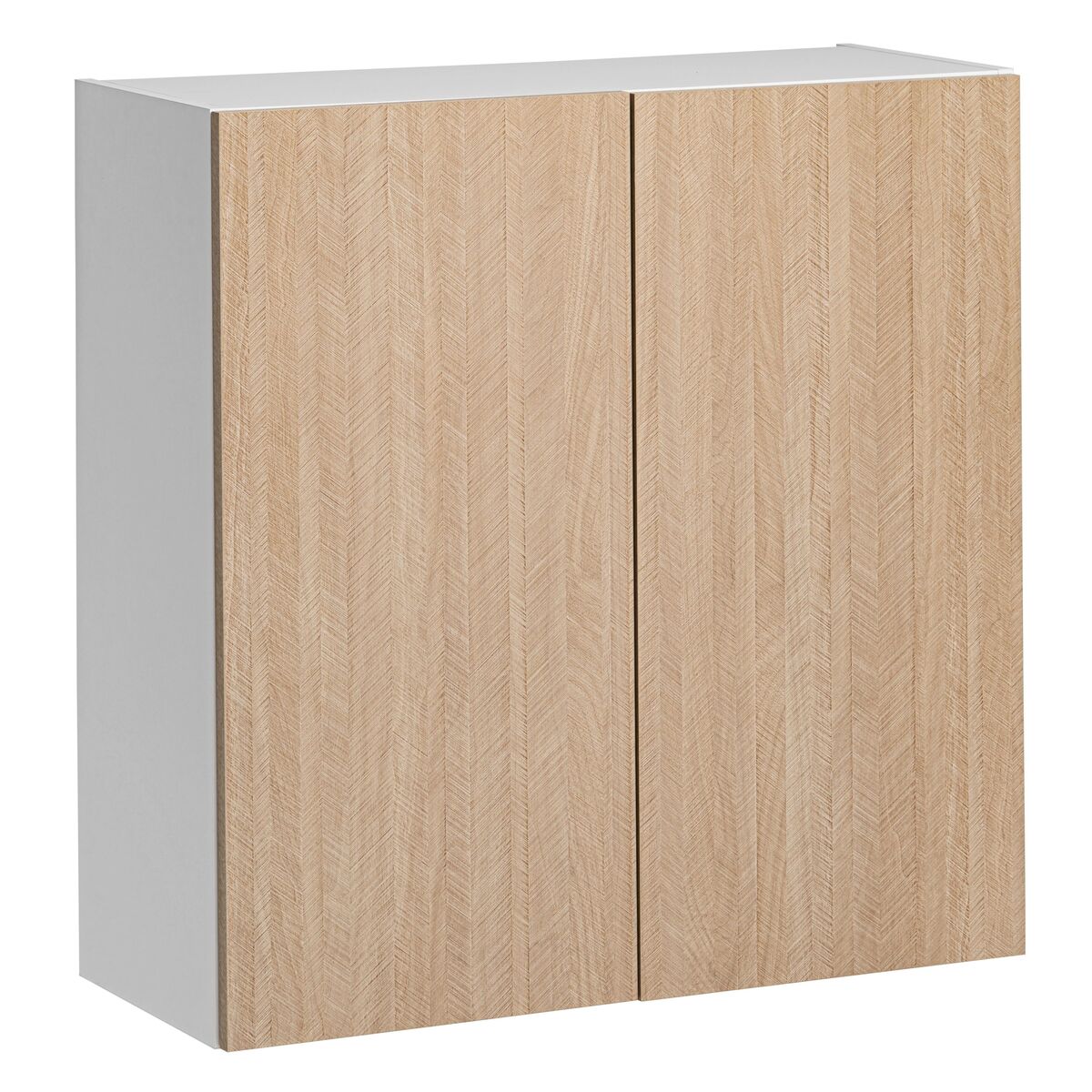 Szafka kuchenna wisząca Roma 80 cm kolor jodełka/biały