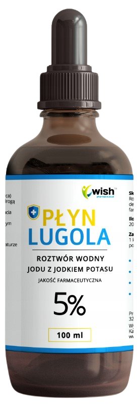 Wish, Płyn Lugola 5% Jakość Farmaceutyczna, 100ml