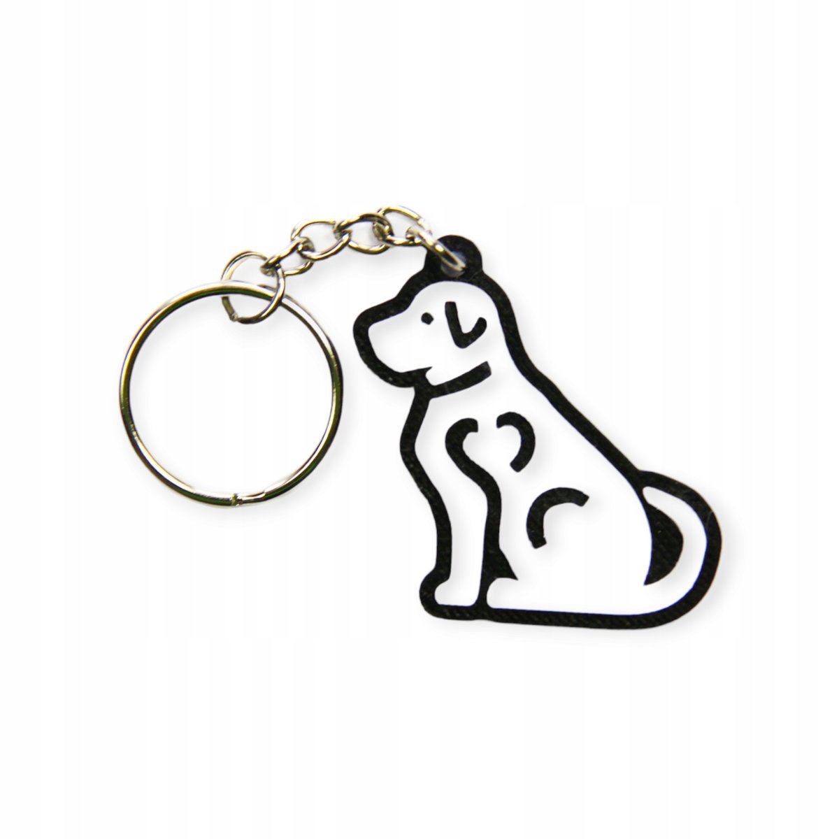 Breloczek Biały Pies Piesek Brelok