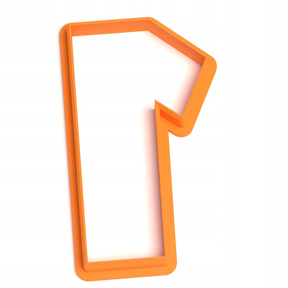 Foremka ciasteczek Cyfra 1 Cyfry Cyferka Wykrawacz